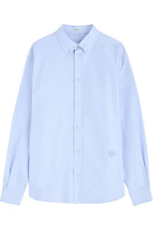 Loewe Anagram-embroidered Cotton Shirt - - 39 (C15.5 / M)