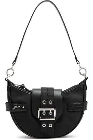 Ganni Buckle Small Nylon Cross-body bag - - One Size