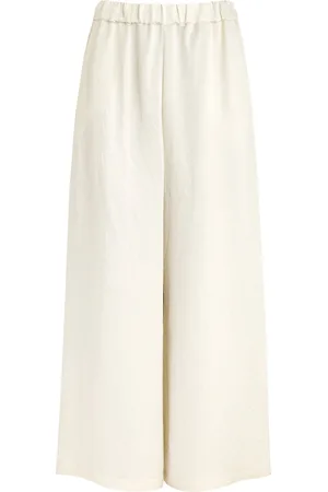 Max Mara Accanto Crinkled Satin Trousers - - 14 (UK14 / L)