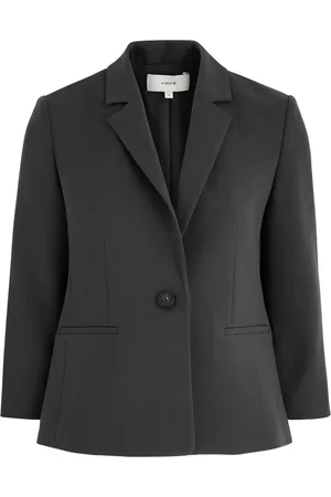 Vince Shrunken Woven Blazer - - 8 (UK12 / M)
