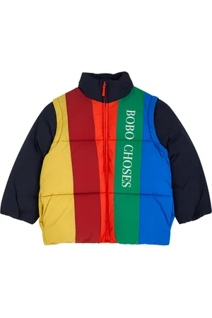 Bobo Choses Kids Striped Quilted Nylon Jacket - - 2-3Y (2 Years)