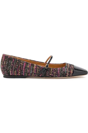 Arteana Lucca Bouclé Tweed Mary Jane Flats - - 41 (IT41 / UK8)