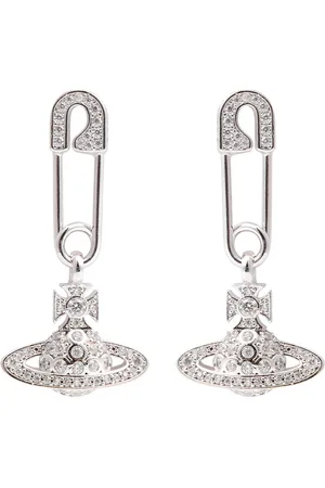Vivienne Westwood Lucrece Safety pin Drop Earrings - - One Size