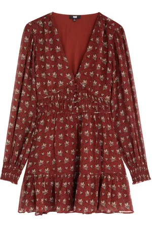 Paige Brasserie Floral-print Silk-georgette Mini Dress - - 2 (UK6 / XS) - 2 (UK6 /xs)