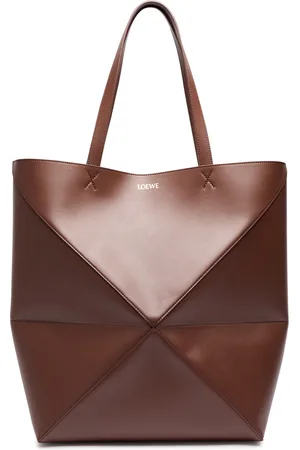 Loewe Puzzle Fold XL Leather Tote - - One Size