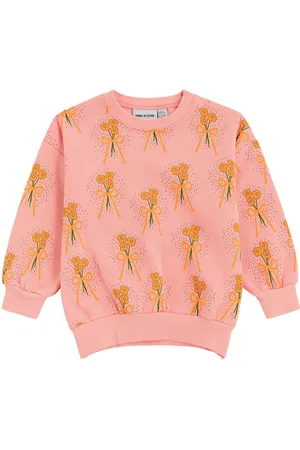 Mini Rodini Kids Winter Flowers Printed Cotton Sweatshirt