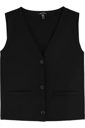 Eileen Fisher Jersey Waistcoat - - L (UK 18-20 / XL) - L (UK 18-20 /xl)