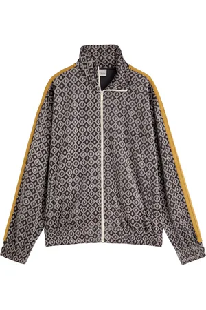 Drôle de Monsieur DRÔLE DE Monsieur Monogrammed Velour Track Jacket - - XL