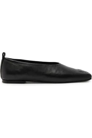 Courrèges Logo-embossed Leather Ballet Flats - - 36 (IT36 / UK3)