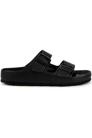 Birkenstock Arizona Leather Sliders - 3