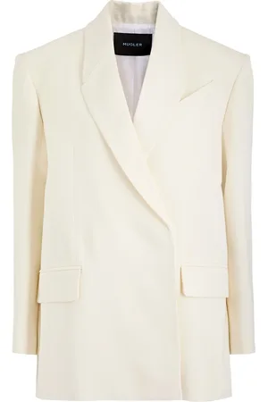 MUGLER Oversized Double-breasted Blazer - - 36 (UK8 / S)