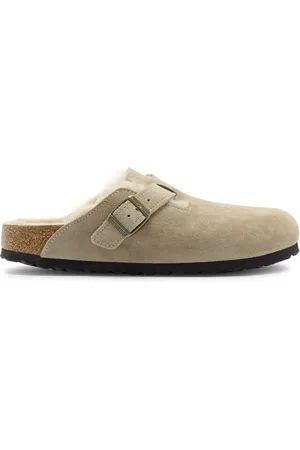 Birkenstock Boston Shearling-lined Suede Sliders - - 36 (IT36/ UK3)