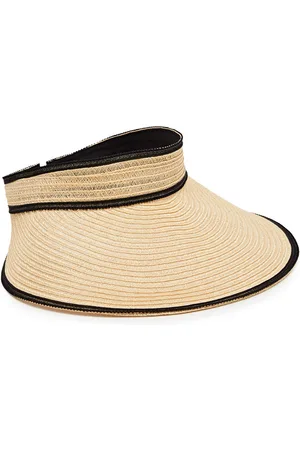 EUGENIA KIM Trixie Straw Visor