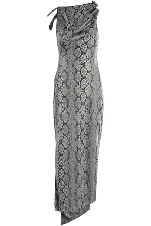 COPERNI Python-print Metallic-jersey Maxi Dress - - L (UK14 / L)