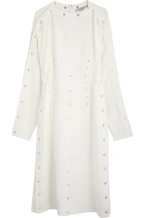 Stella McCartney Stud-embellished Crepe Midi Dress - - 40 (UK8 / S)