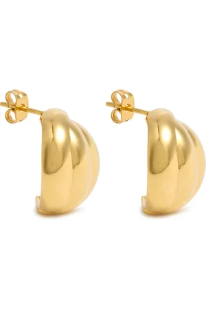 Daphine Fran 18kt -plated Hoop Earrings - One Size