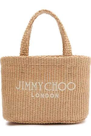Jimmy Choo Beach Mini Raffia Tote - - One Size