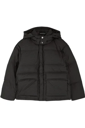 Emporio Armani Kids Logo-print Quilted Nylon Jacket