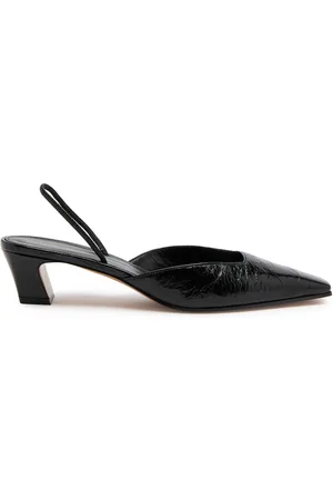 Khaite Roosevelt 40 Patent Leather Slingback Pumps