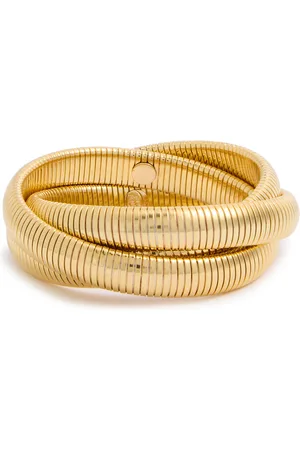 Kenneth Jay Lane Triple Interlocking Chain Bracelet - - One Size