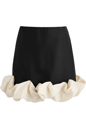Sister Jane Avante Ruffled Taffeta Mini Skirt - - 6 (UK6 /xs)