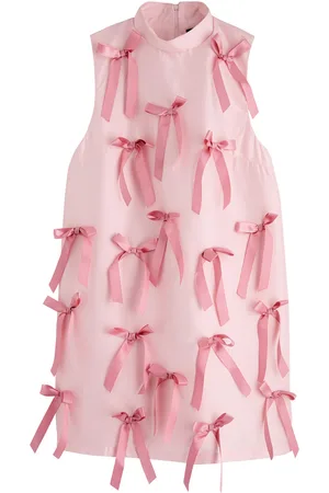 Sister Jane Clara Bow-embellished Taffeta Mini Dress - - 10 (UK10 / S)