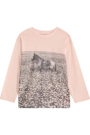 Stella McCartney Kids Horse-print Cotton top