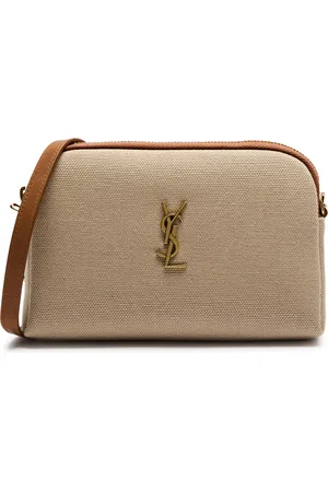 Saint Laurent Logo Canvas Cross-body bag - - One Size