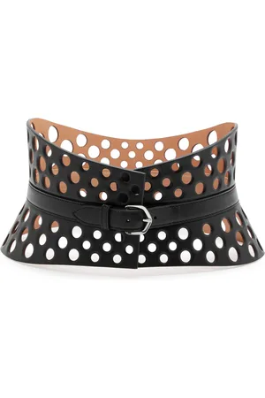 Alaïa Neo Bustier Laser-cut Leather Belt - - 70 (UK6/xS)