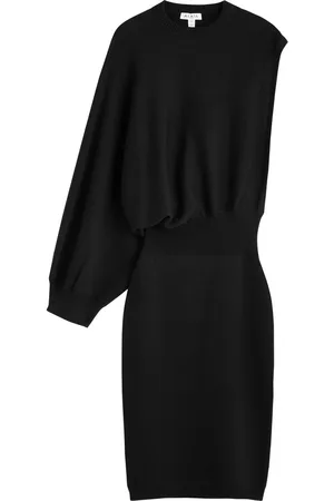 Alaïa One-shoulder Wool Jumper Dress - - 40 (UK12 / M)