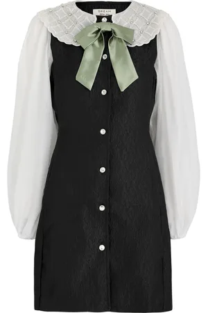 Sister Jane Dusk Floral-jacquard Cloqué Mini Dress - - 12 (UK12 / M)