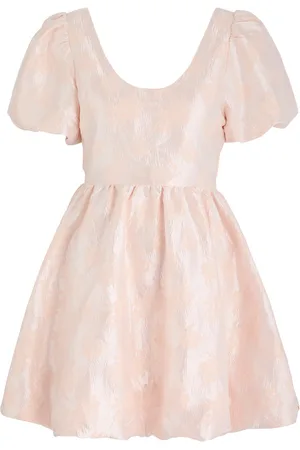 Sister Jane Allegra Floral-jacquard Cloqué Mini Dress - - 10 (UK10 / S)