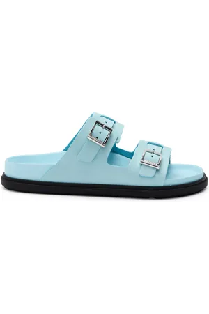 Birkenstock St Barths Leather Sliders - - 36 (IT36/ UK3)