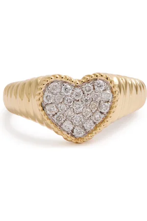 YVONNE LÉON Baby Chevalière Cour Berlingot 9kt Pinky Ring - 45 (UK H)