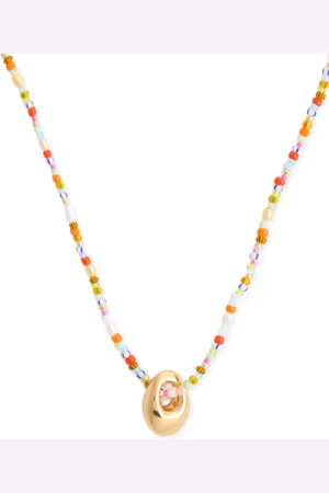 Anni Lu Piccolo 18kt Gold-plated Beaded Necklace - - One Size
