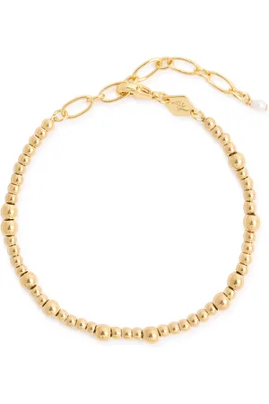 Anni Lu Goldie 18kt -plated Beaded Bracelet - One Size