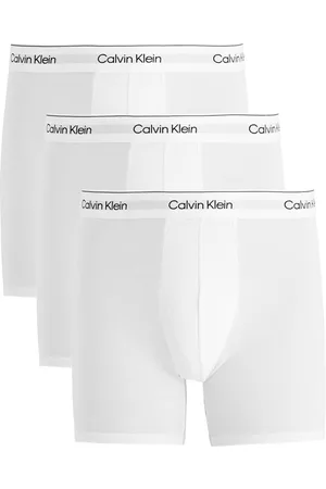 Calvin Klein Modern Stretch-cotton Boxer Briefs - set of Three - - L