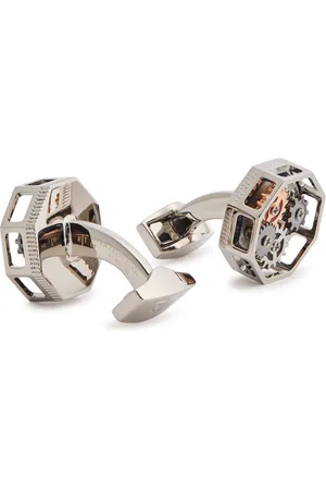 Tateossian Octo Gear Palladium-plated Cufflinks - - One Size