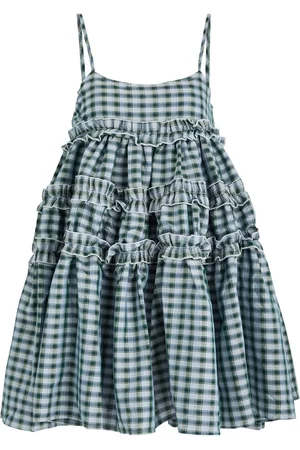 Sister Jane Arabella Checked Tiered Mini Dress - - 10 (UK10 / S)