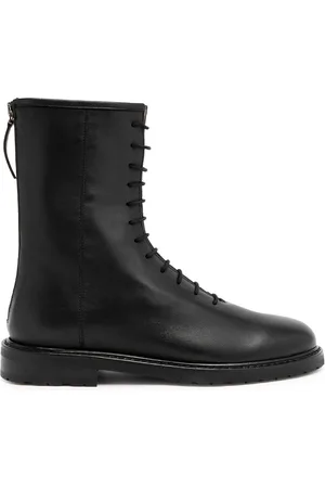 LEGRES Grained Leather Ankle Boots - - 37 (IT37/ UK4)
