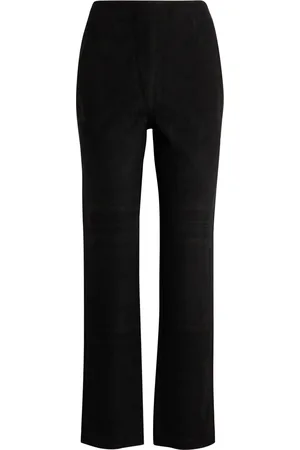 Rohe Panelled Straight-leg Suede Trousers - - 38 (UK10 / S)