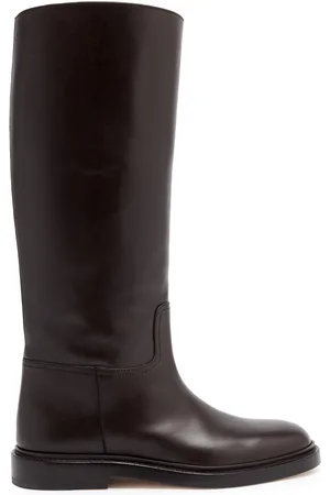 LEGRES Leather Knee-high Riding Boots - - 36 (IT36/ UK3)