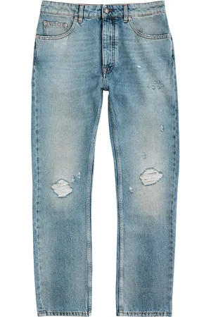 Palm Angels Monogram Straight-leg Jeans - - W30 (W30 / S)
