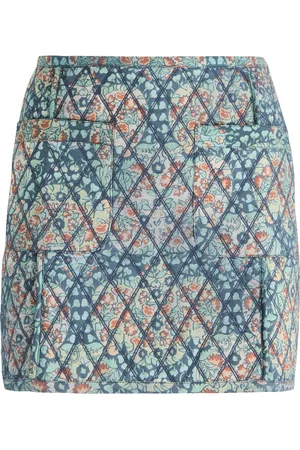 Free People Darla Floral-print Quilted Cotton Mini Skirt - - 10 (UK10 / S)