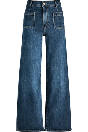 Frame Le Slim Palazzo Bardot Wide-leg Jeans - - 26 (W26 / UK8 / S)