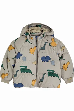 Liewood Kids Polle Printed Quilted Shell Coat