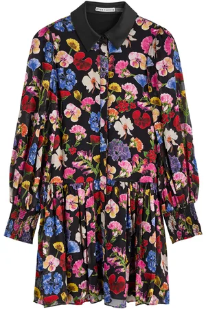 ALICE+OLIVIA Bertha Floral-devoré Mini Dress - - M (UK12 / M)