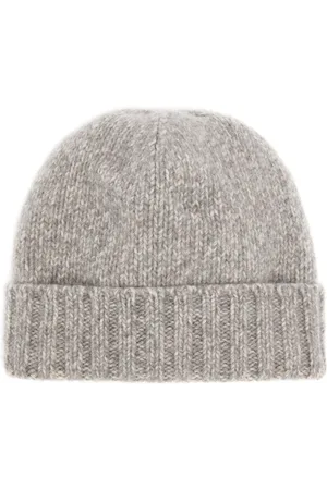 INVERNI Stockinette Mélange Cashmere Beanie - - One Size