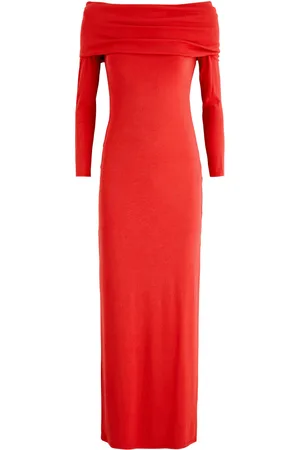ALICE+OLIVIA Coretta Off-the-shoulder Jersey Maxi Dress - - S (UK8-10 / S)