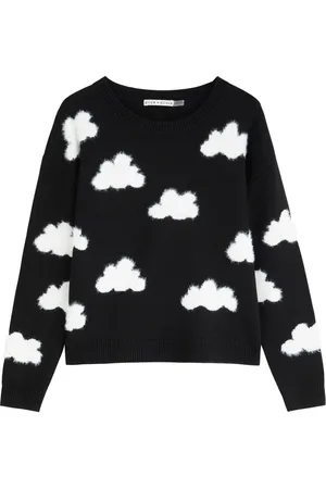 ALICE+OLIVIA Gleeson Fuzzy Cloud Wool-blend Jumper - - L (UK14 / L)